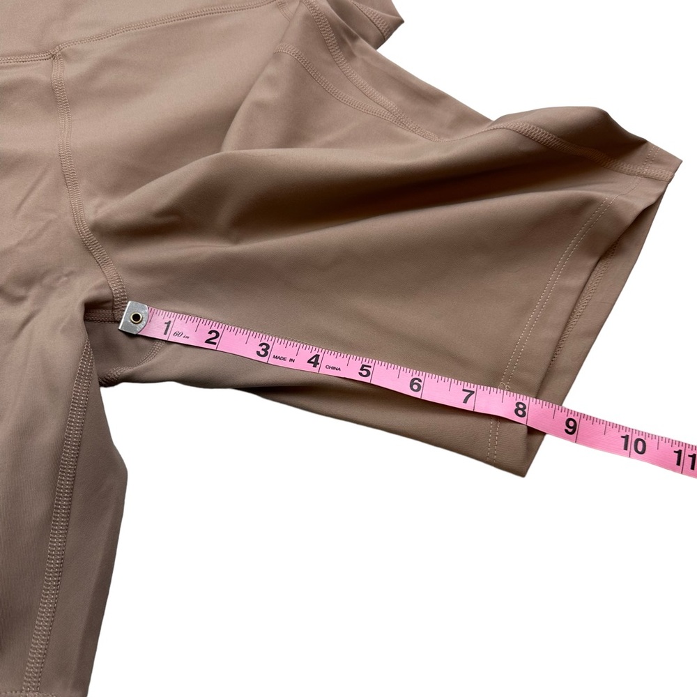 Girlfriend Collective | High Rise Biker Shorts in Limestone Size XL - Picture 12 of 12